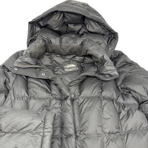 The North Face Womens Small Black 550 Down Puffer Hooded Parka Jacket